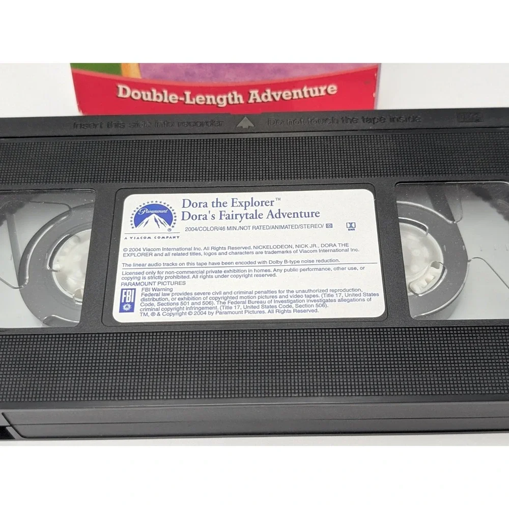 Dora the Explorer Fairytale Adventure VHS Video‎ Tape 2004 Nickelodeon Nick Jr.